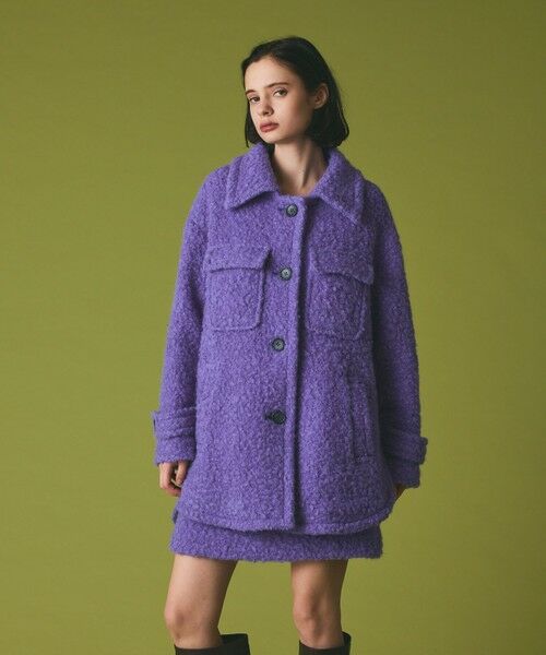 GRACE CONTINENTAL / グレースコンチネンタル その他アウター | リングウールショートコート | 詳細2