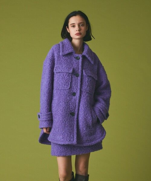 GRACE CONTINENTAL / グレースコンチネンタル その他アウター | リングウールショートコート | 詳細3