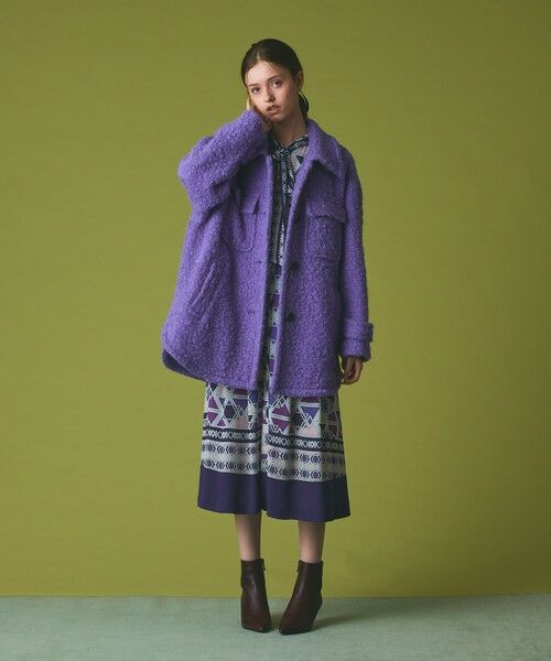 GRACE CONTINENTAL / グレースコンチネンタル その他アウター | リングウールショートコート | 詳細4