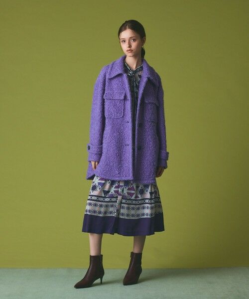 GRACE CONTINENTAL / グレースコンチネンタル その他アウター | リングウールショートコート | 詳細5