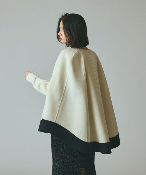 GRACE CONTINENTAL / グレースコンチネンタル その他アウター | ストール付リバーケープ | 詳細5