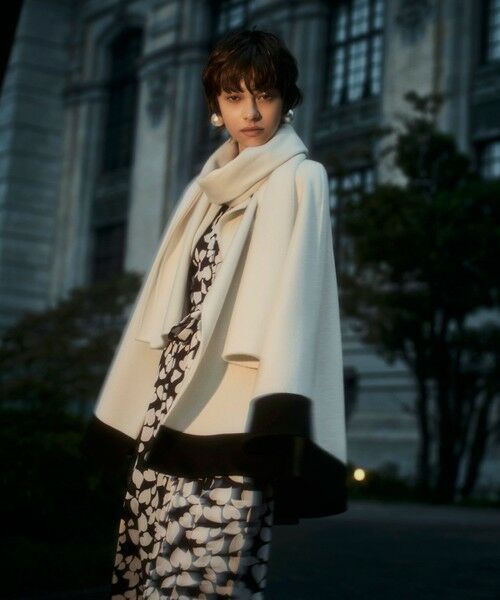GRACE CONTINENTAL / グレースコンチネンタル その他アウター | ストール付リバーケープ | 詳細6