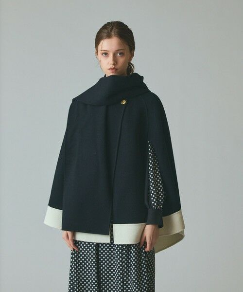 GRACE CONTINENTAL / グレースコンチネンタル その他アウター | ストール付リバーケープ | 詳細14