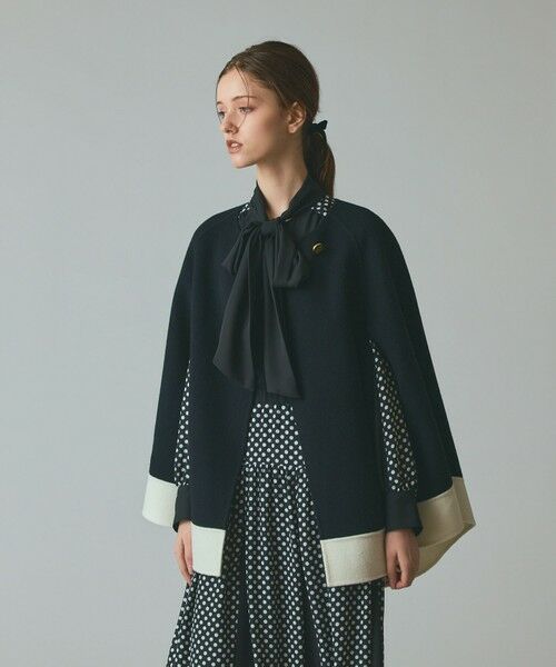 GRACE CONTINENTAL / グレースコンチネンタル その他アウター | ストール付リバーケープ | 詳細16