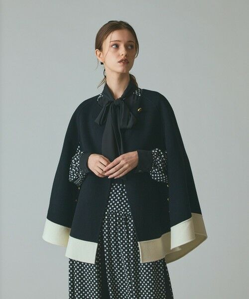 GRACE CONTINENTAL / グレースコンチネンタル その他アウター | ストール付リバーケープ | 詳細20