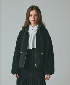 GRACE CONTINENTAL / グレースコンチネンタル ブルゾン | ツイードコンビパフィーブルゾン