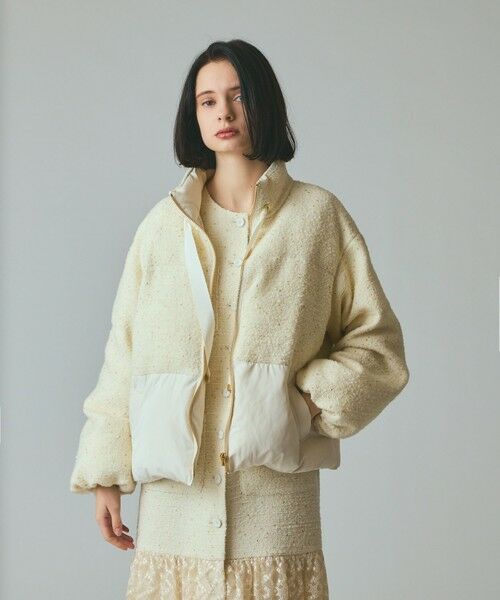 GRACE CONTINENTAL / グレースコンチネンタル ブルゾン | ツイードコンビパフィーブルゾン | 詳細1