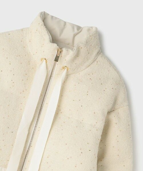 GRACE CONTINENTAL / グレースコンチネンタル ブルゾン | ツイードコンビパフィーブルゾン | 詳細10