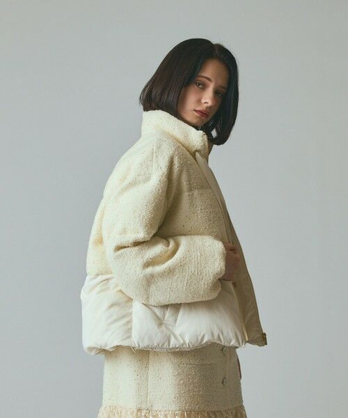 GRACE CONTINENTAL / グレースコンチネンタル ブルゾン | ツイードコンビパフィーブルゾン | 詳細2