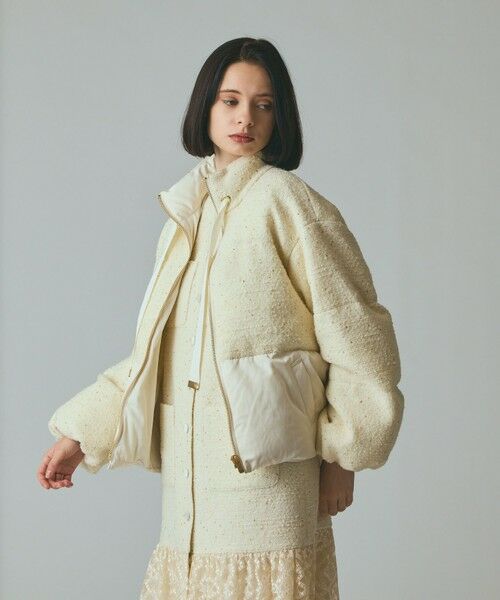 GRACE CONTINENTAL / グレースコンチネンタル ブルゾン | ツイードコンビパフィーブルゾン | 詳細4