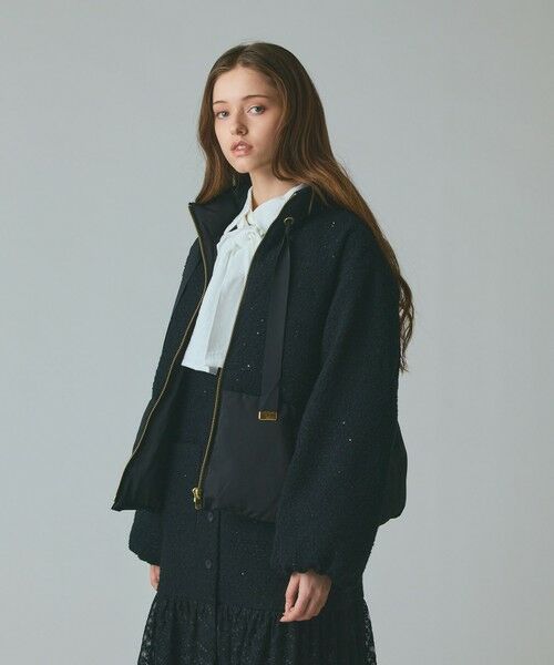 GRACE CONTINENTAL / グレースコンチネンタル ブルゾン | ツイードコンビパフィーブルゾン | 詳細11