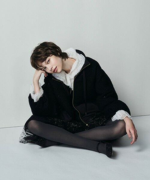 GRACE CONTINENTAL / グレースコンチネンタル ブルゾン | ツイードコンビパフィーブルゾン | 詳細16