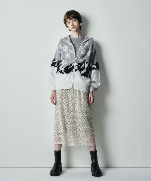 GRACE CONTINENTAL / グレースコンチネンタル ロング・マキシ丈スカート | スターembチュールスカート | 詳細7