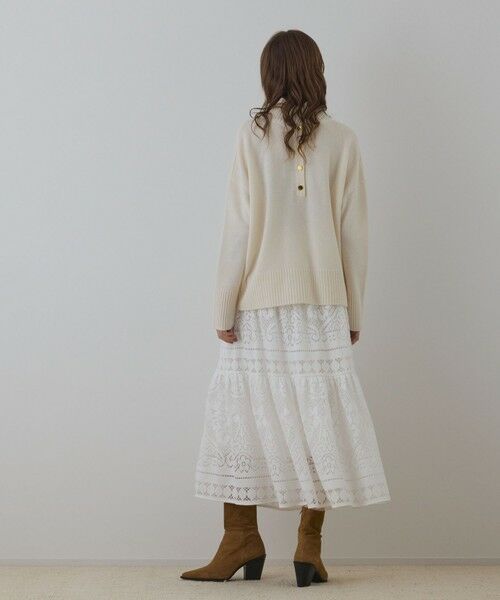 GRACE CONTINENTAL / グレースコンチネンタル ロング・マキシ丈スカート | レースティアードスカート | 詳細2