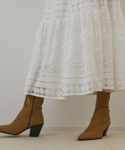 GRACE CONTINENTAL / グレースコンチネンタル ロング・マキシ丈スカート | レースティアードスカート | 詳細5