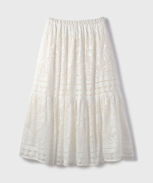 GRACE CONTINENTAL / グレースコンチネンタル ロング・マキシ丈スカート | レースティアードスカート | 詳細7