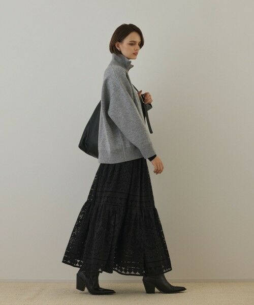 GRACE CONTINENTAL / グレースコンチネンタル ロング・マキシ丈スカート | レースティアードスカート | 詳細10