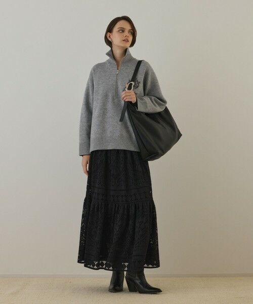 GRACE CONTINENTAL / グレースコンチネンタル ロング・マキシ丈スカート | レースティアードスカート | 詳細8