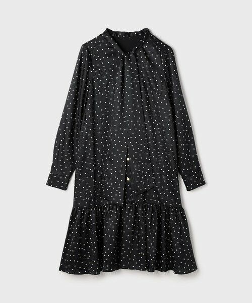 GRACE CONTINENTAL / グレースコンチネンタル ミニ丈・ひざ丈ワンピース | ランダムドットボウタイワンピース | 詳細17