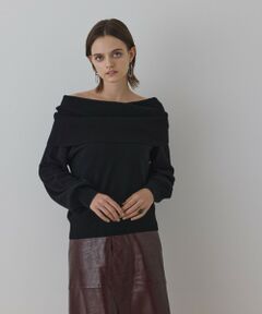 GRACE CONTINENTAL / グレースコンチネンタル ニット・セーター | ウールオフショルニットトップ
