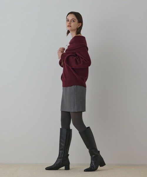 GRACE CONTINENTAL / グレースコンチネンタル ニット・セーター | ウールオフショルニットトップ | 詳細2
