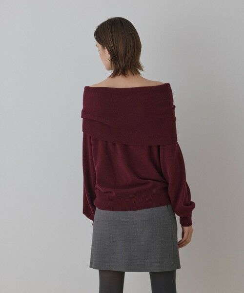 GRACE CONTINENTAL / グレースコンチネンタル ニット・セーター | ウールオフショルニットトップ | 詳細4