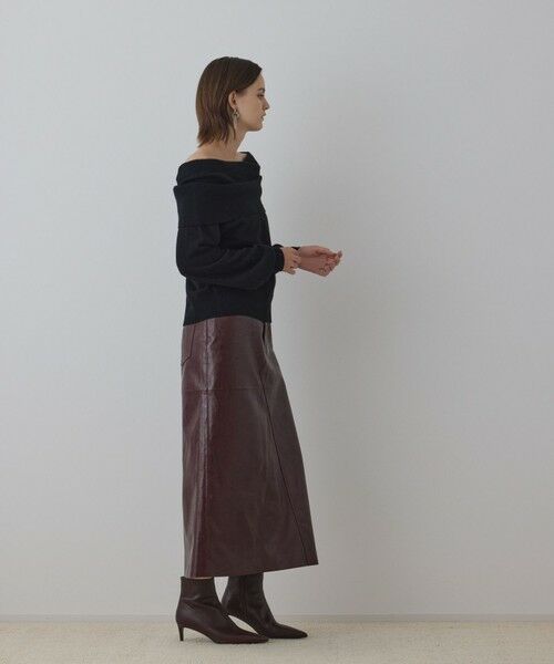 GRACE CONTINENTAL / グレースコンチネンタル ニット・セーター | ウールオフショルニットトップ | 詳細15