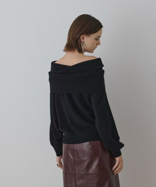 GRACE CONTINENTAL / グレースコンチネンタル ニット・セーター | ウールオフショルニットトップ | 詳細16