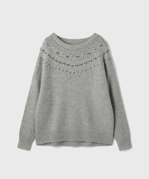 GRACE CONTINENTAL / グレースコンチネンタル ニット・セーター | フェアアイル刺繍ニットトップ | 詳細14
