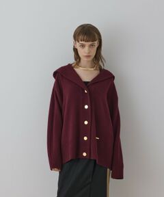 GRACE CONTINENTAL / グレースコンチネンタル カーディガン・ボレロ | ウールフードニットカーディガン