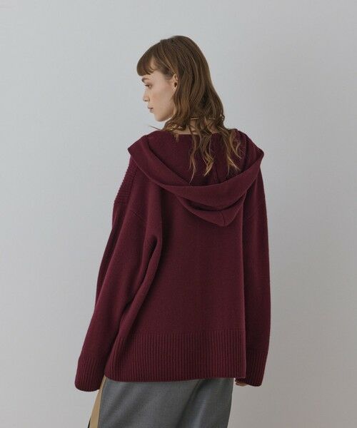 GRACE CONTINENTAL / グレースコンチネンタル カーディガン・ボレロ | ウールフードニットカーディガン | 詳細13