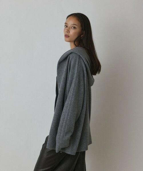 GRACE CONTINENTAL / グレースコンチネンタル カーディガン・ボレロ | ウールフードニットカーディガン | 詳細18