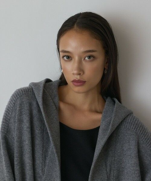 GRACE CONTINENTAL / グレースコンチネンタル カーディガン・ボレロ | ウールフードニットカーディガン | 詳細20