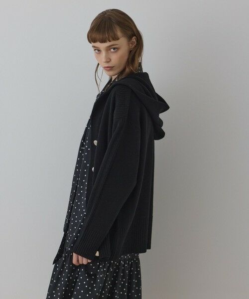 GRACE CONTINENTAL / グレースコンチネンタル カーディガン・ボレロ | ウールフードニットカーディガン | 詳細30