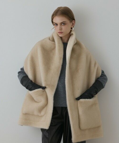 GRACE CONTINENTAL / グレースコンチネンタル マフラー・ショール・スヌード・ストール | フェイクミンクストール | 詳細3