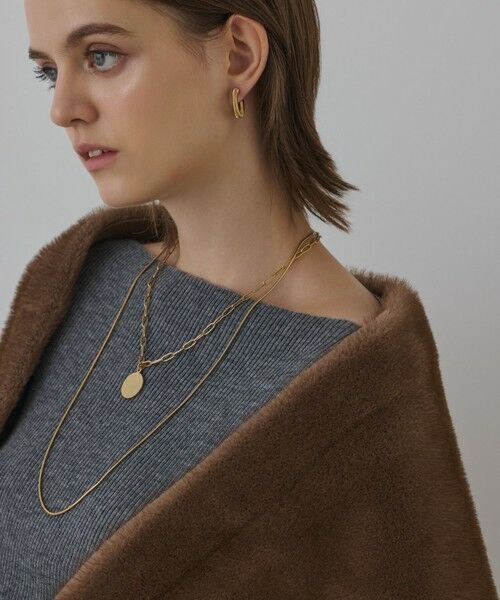 GRACE CONTINENTAL / グレースコンチネンタル マフラー・ショール・スヌード・ストール | フェイクミンクストール | 詳細12