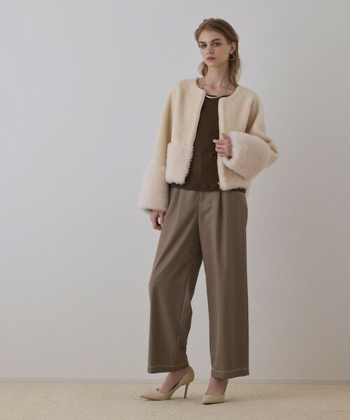 GRACE CONTINENTAL / グレースコンチネンタル その他アウター | ウールボアジャケット | 詳細1