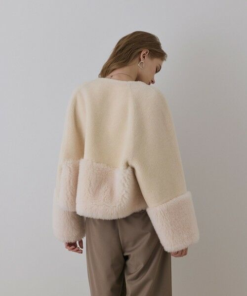 GRACE CONTINENTAL / グレースコンチネンタル その他アウター | ウールボアジャケット | 詳細4