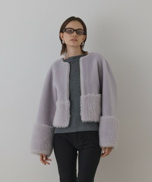 GRACE CONTINENTAL / グレースコンチネンタル その他アウター | ウールボアジャケット | 詳細15