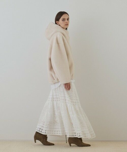 GRACE CONTINENTAL / グレースコンチネンタル その他アウター | フェイクミンクフードジャケット | 詳細2