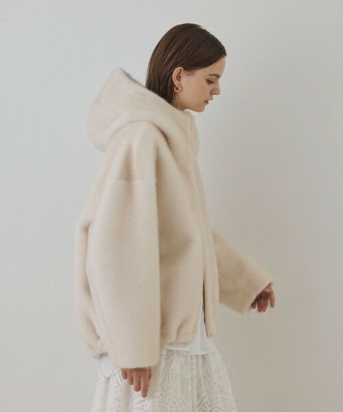 GRACE CONTINENTAL / グレースコンチネンタル その他アウター | フェイクミンクフードジャケット | 詳細4