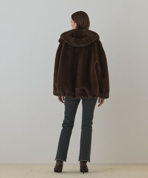 GRACE CONTINENTAL / グレースコンチネンタル その他アウター | フェイクミンクフードジャケット | 詳細11