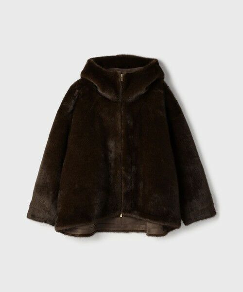 GRACE CONTINENTAL / グレースコンチネンタル その他アウター | フェイクミンクフードジャケット | 詳細12