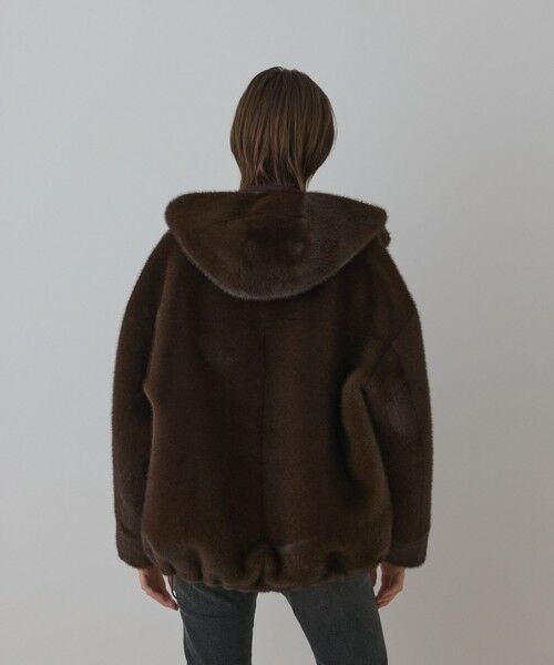 GRACE CONTINENTAL / グレースコンチネンタル その他アウター | フェイクミンクフードジャケット | 詳細8