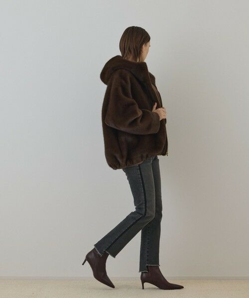 GRACE CONTINENTAL / グレースコンチネンタル その他アウター | フェイクミンクフードジャケット | 詳細10