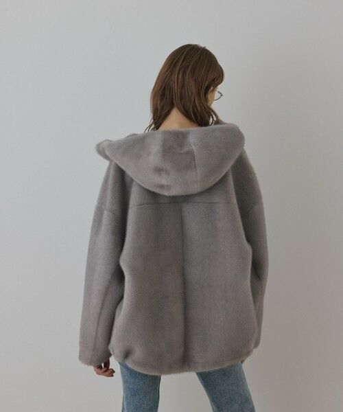 GRACE CONTINENTAL / グレースコンチネンタル その他アウター | フェイクミンクフードジャケット | 詳細19