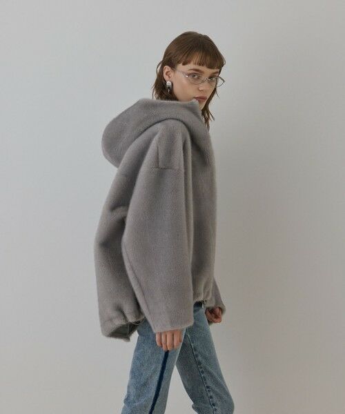 GRACE CONTINENTAL / グレースコンチネンタル その他アウター | フェイクミンクフードジャケット | 詳細20