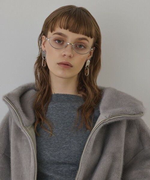 GRACE CONTINENTAL / グレースコンチネンタル その他アウター | フェイクミンクフードジャケット | 詳細21