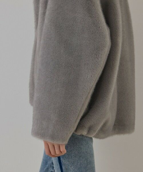 GRACE CONTINENTAL / グレースコンチネンタル その他アウター | フェイクミンクフードジャケット | 詳細22