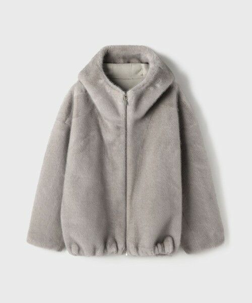 GRACE CONTINENTAL / グレースコンチネンタル その他アウター | フェイクミンクフードジャケット | 詳細25